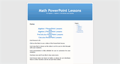 Desktop Screenshot of pptlessons.vanstryland.com